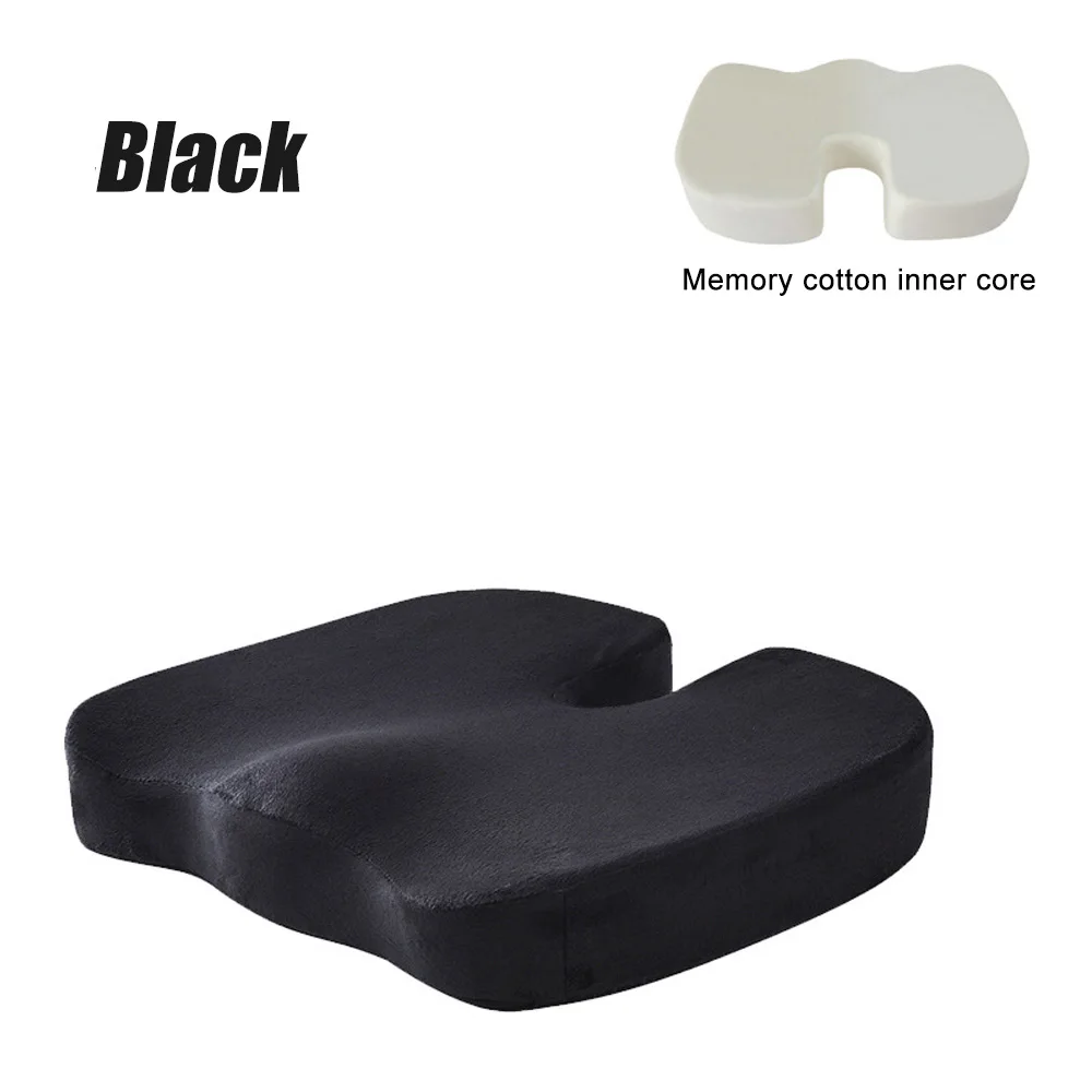 Reise-Sitzkissen, Memory-Schaum, U-förmiges Kissen für Stuhl, Kissen, Auto, Büro, Hüftstütze, Massage, orthopädisches Kissen – Detail 7