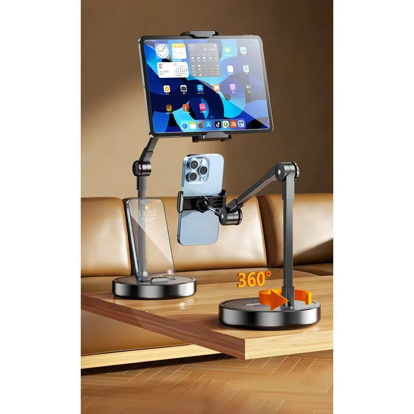 1Pc Mobile Phone Holder,special Bracket for Overhead Shooting,desktop Live Shooting, Food Recording Video,unpacking Vlog Bracket