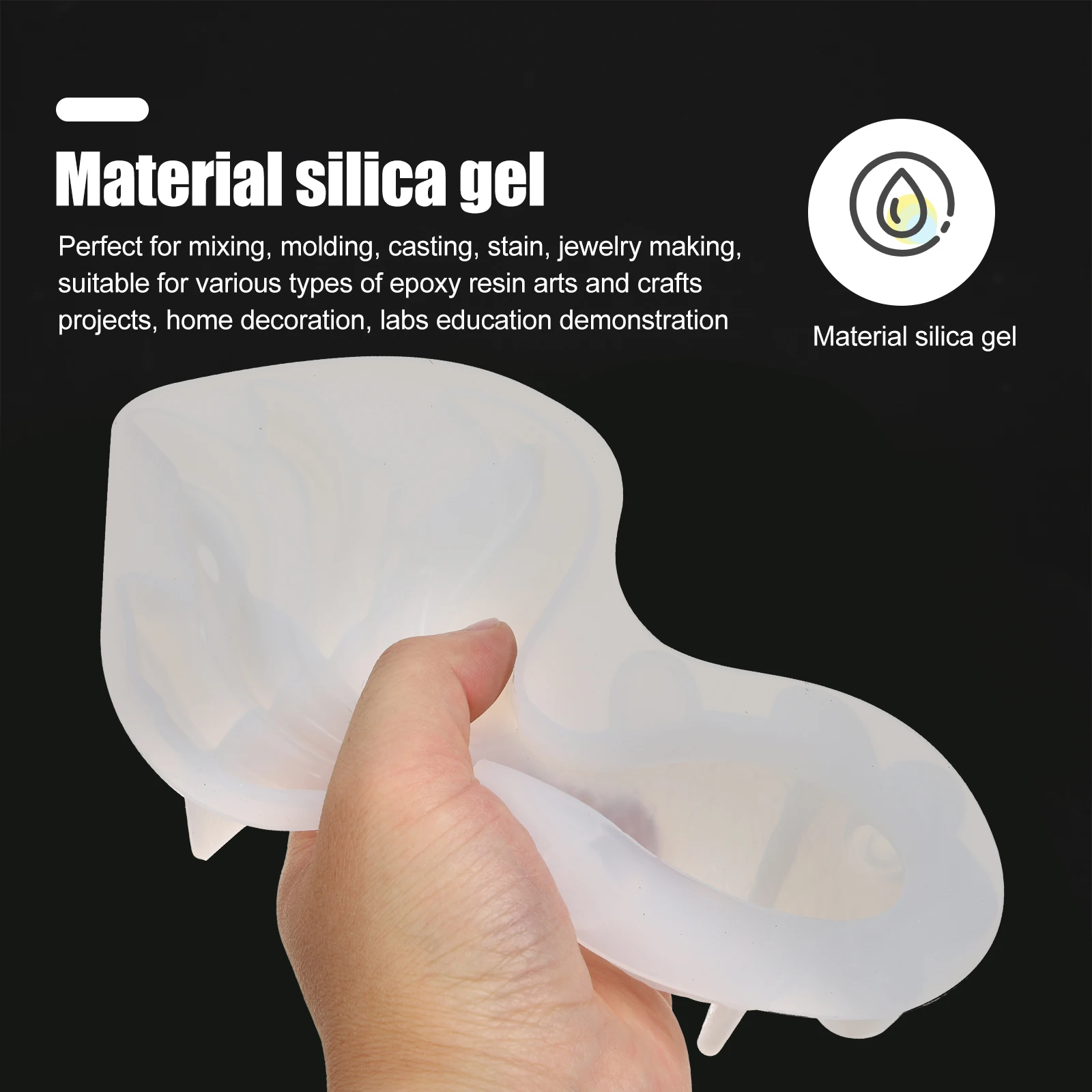 

Goldfish Mold Silicone Resin Craft Diy Desktop Ornament Decor Fish Molds For Epoxy Uv Resin Jewelry Making Accessories