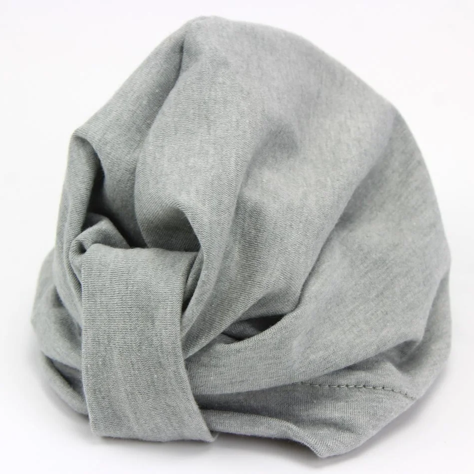 طفل قبعة الخريف الشتاء طفل يندبروف القطن مرونة لينة الشاش قبعة عمامة معقود البوهيمي نمط قبعة هندية للفتيات الفتيان #5