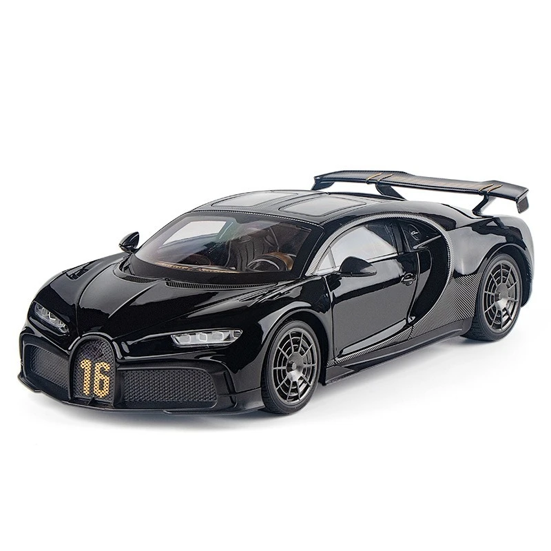

1:18 Scale Chiron Alloy Car Model with Lights & Sounds - Ideal Gift for Car Lovers & Kids - Authentic Replica