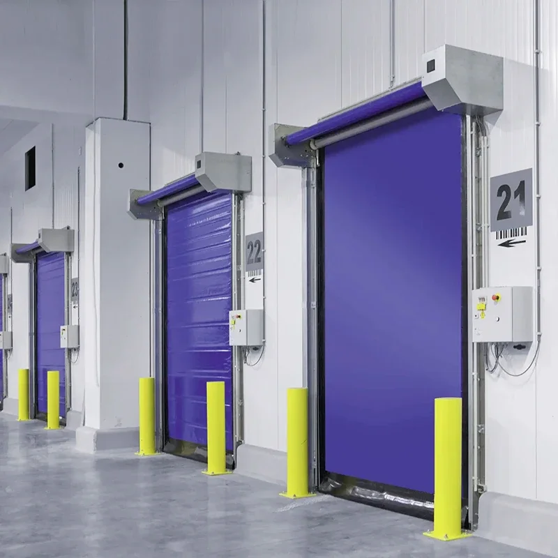 Cold Storage High Speed Door Good Sealing High Speed Zipper Doors For Cold Rooms Freezer Fast Rolling Door Supplier