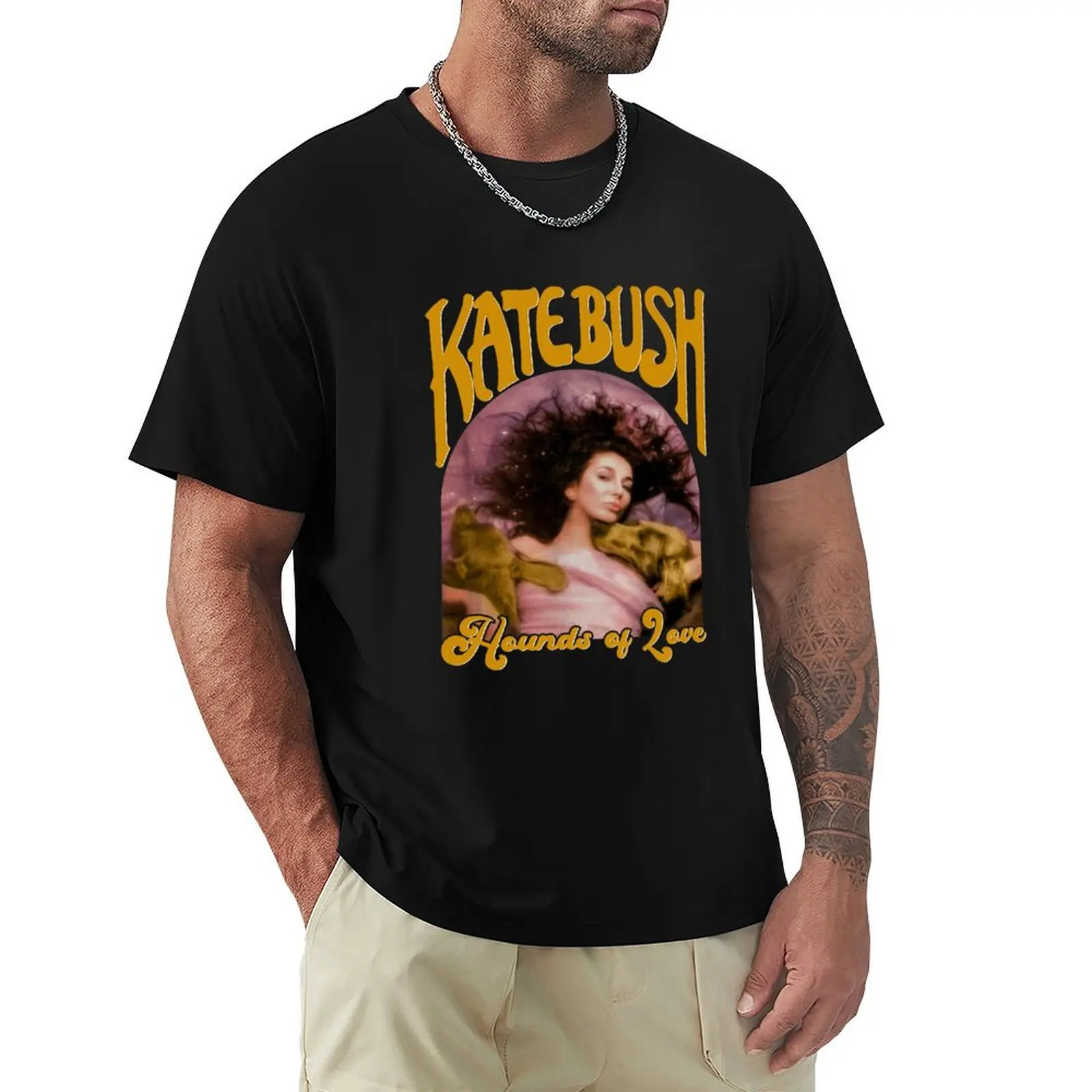 retro music comedy Hounds Of Love Vintage T-Shirt cotton t shirts high quality T-Shirt