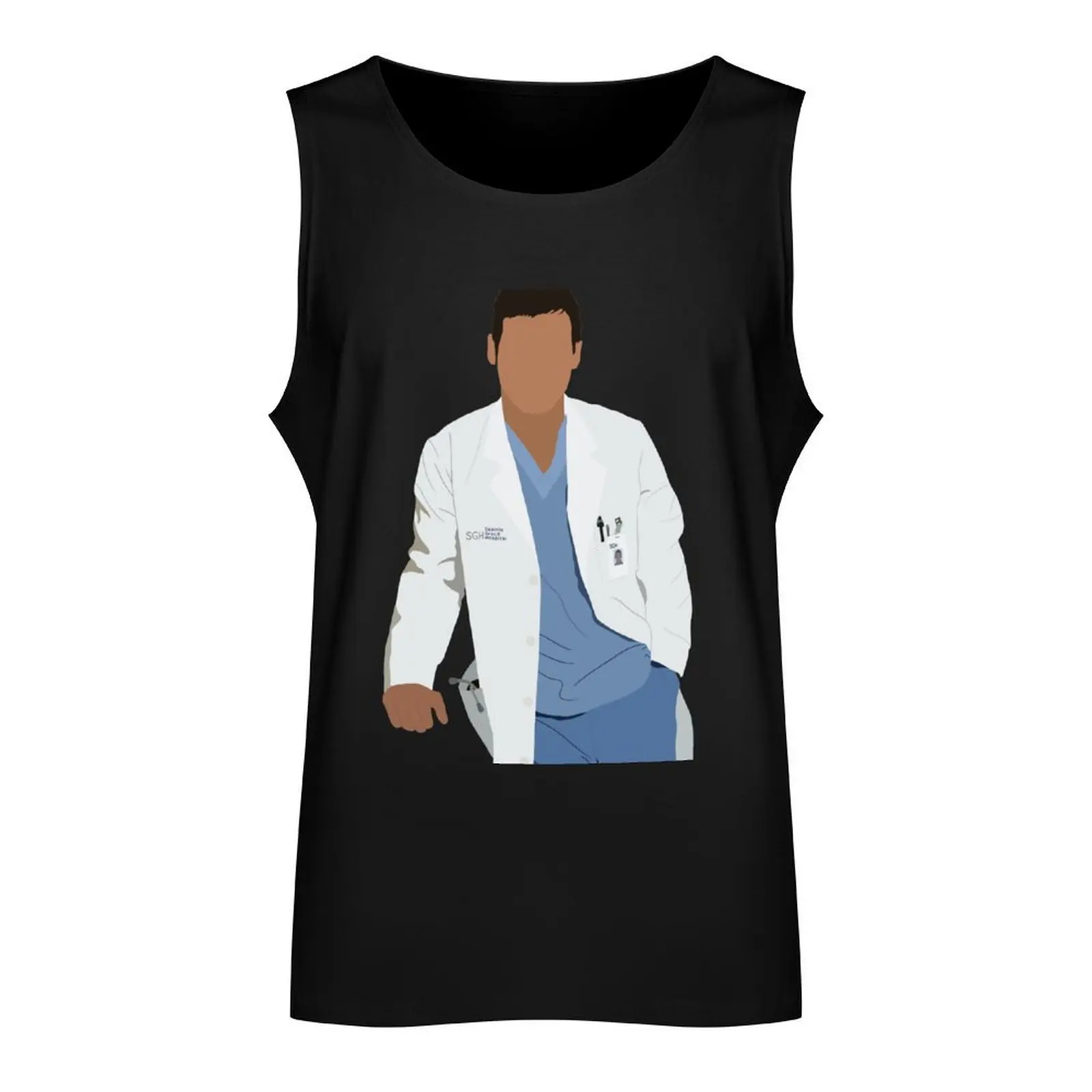 Alex Karev Tank Top Working vest men clothings Short sleeve singlets for men