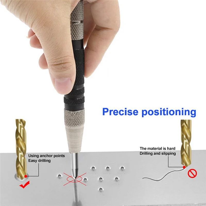 Automatic Center Punch Locator Center Punch Automatic Center Punch Window Breaker Automatic Sample Punch 128mm