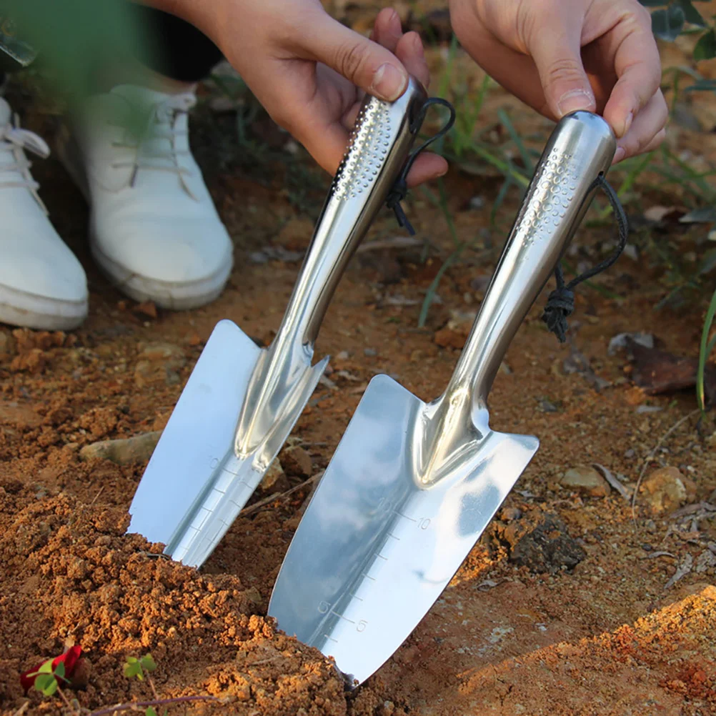 

Stainless Steel Tools Set Large Size H Shovels Durable Portable Gardening Uprooting Garden Tools Set Tool Kit Shovel