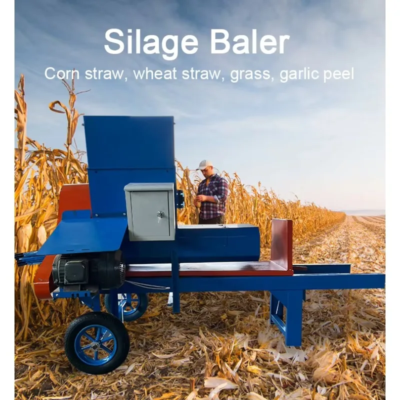 Hot Sale Baler Corn Silage Packaging Machine Square Hay Baler