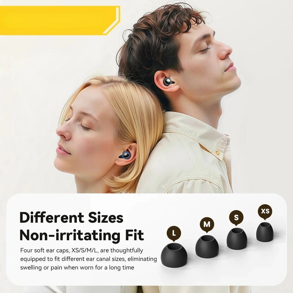 Soft Silicone Ear Plugs Noise Cancelling Sleep Earplugs for Sleeping Work Study Travel Noise Reduction view 6
