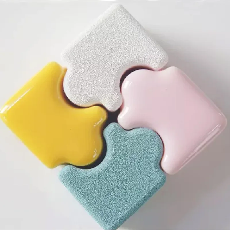 

Creative dessert20Baking Puzzle Mousse Mold diy Chocolate Pudding Silicone Mold Kitchenware