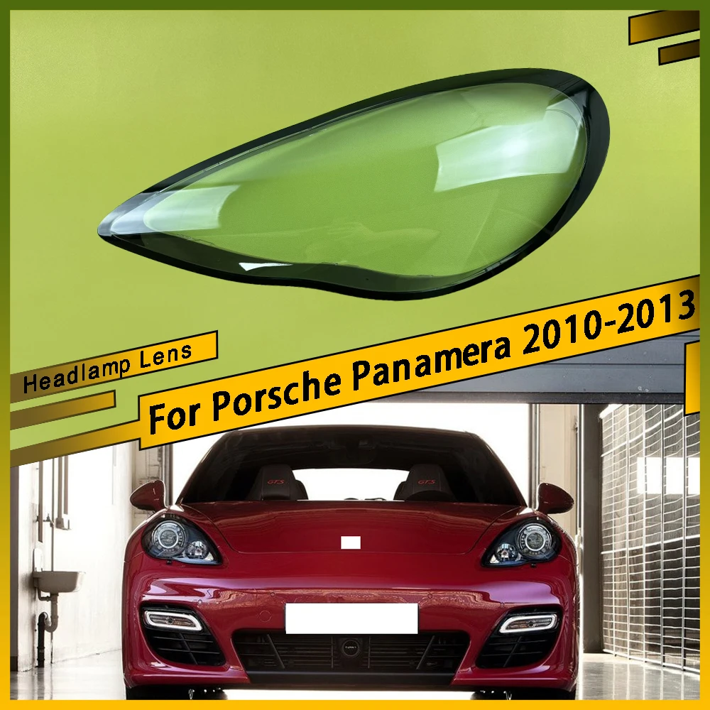 

Headlights Cover Transparent Headlamp Shell Lens Replace Original Lampshade Plexiglass For Porsche Panamera 2010 2011 2012 2013