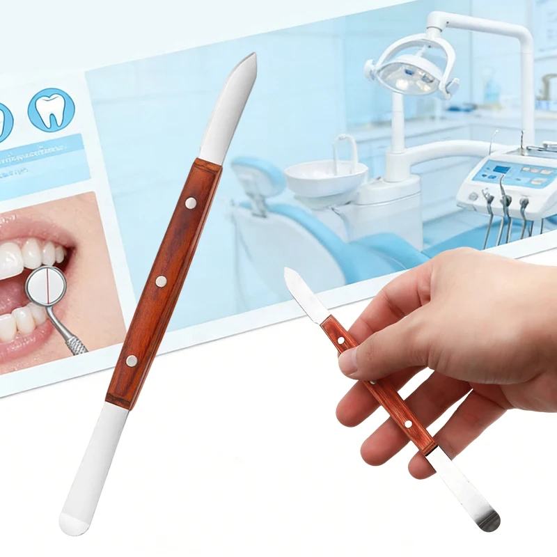 

Набор из 5 зуботехнических восковых ножей с эргономичной ручкой из нержавеющей стали для работы с воском при изготовлении коронок и мостовидных протезов