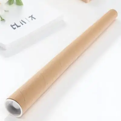 Round Paper Poster Tube Practical Storage Tube Portable Holder for Artwork Painting Documents Mailing Wrapping Supply