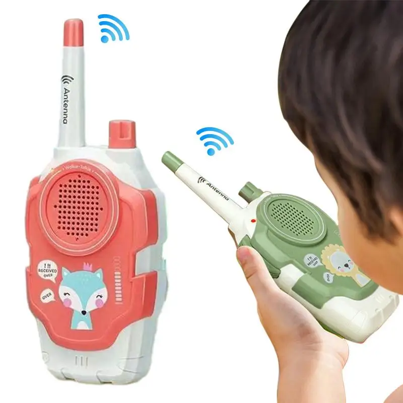 Walkie Talkies For Kids Long Range Wireless Child Walky Talky 2pcs Mini Outdoor Interphone Toy Handheld Two-Way Radio Toy For