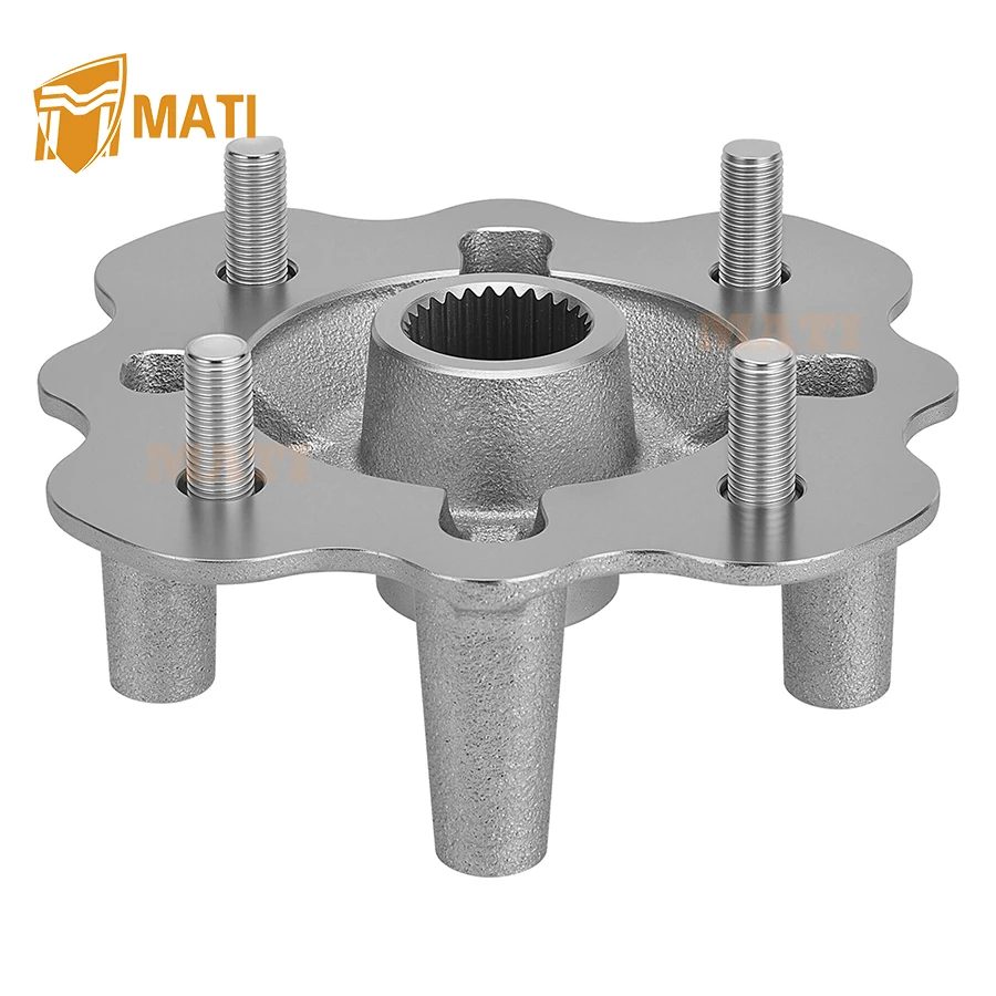 M MATI Front Left/Right Hub For Yamaha Kodiak Bruin Wolverine Grizzly Big Bear 350 400 450 YFM350 YFM400 YFM450 2003-2014