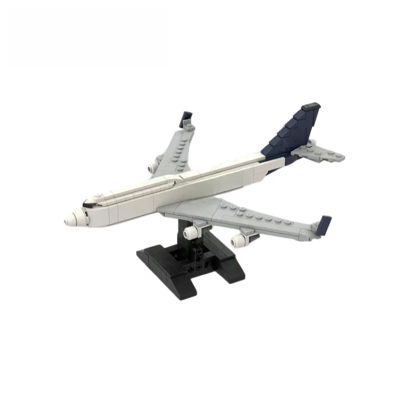 

Boeing 747-400 Model Plane :300 Scale Educational Children's Building Blocks Toy Assembly Puzzle Magnetic Tiles Accessories