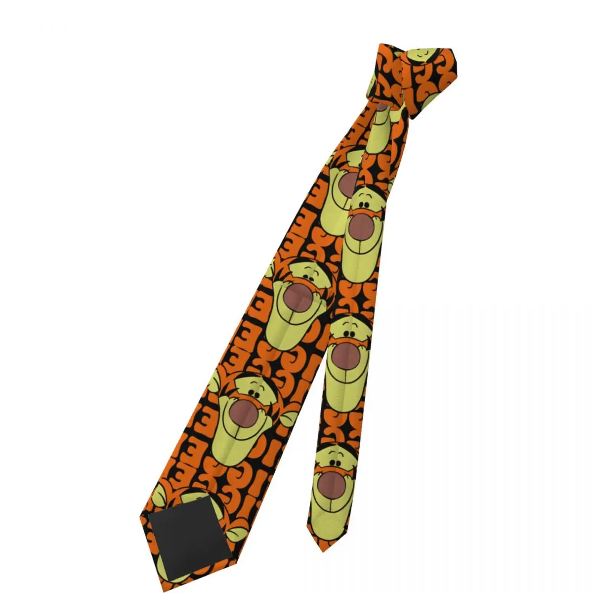 Персонализированные формальные галстуки Тигра Винни Пух, мужские шелковые свадебные галстуки в стиле манга