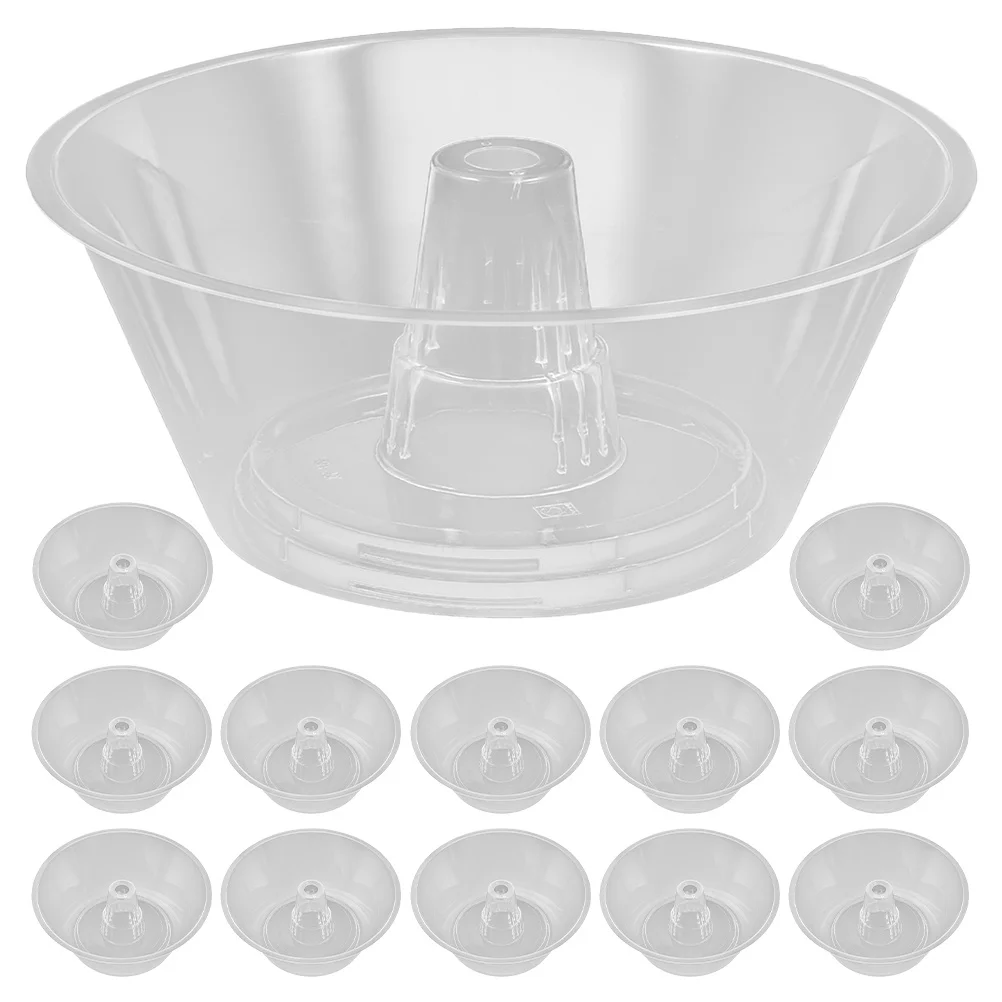 

25 шт., прозрачная пластиковая миска, 6 унций, маленькие сервировочные миски для вечеринки, десерта, закуски, мороженого, пудинга, контейнеры для еды на вынос, без крышки, жесткие