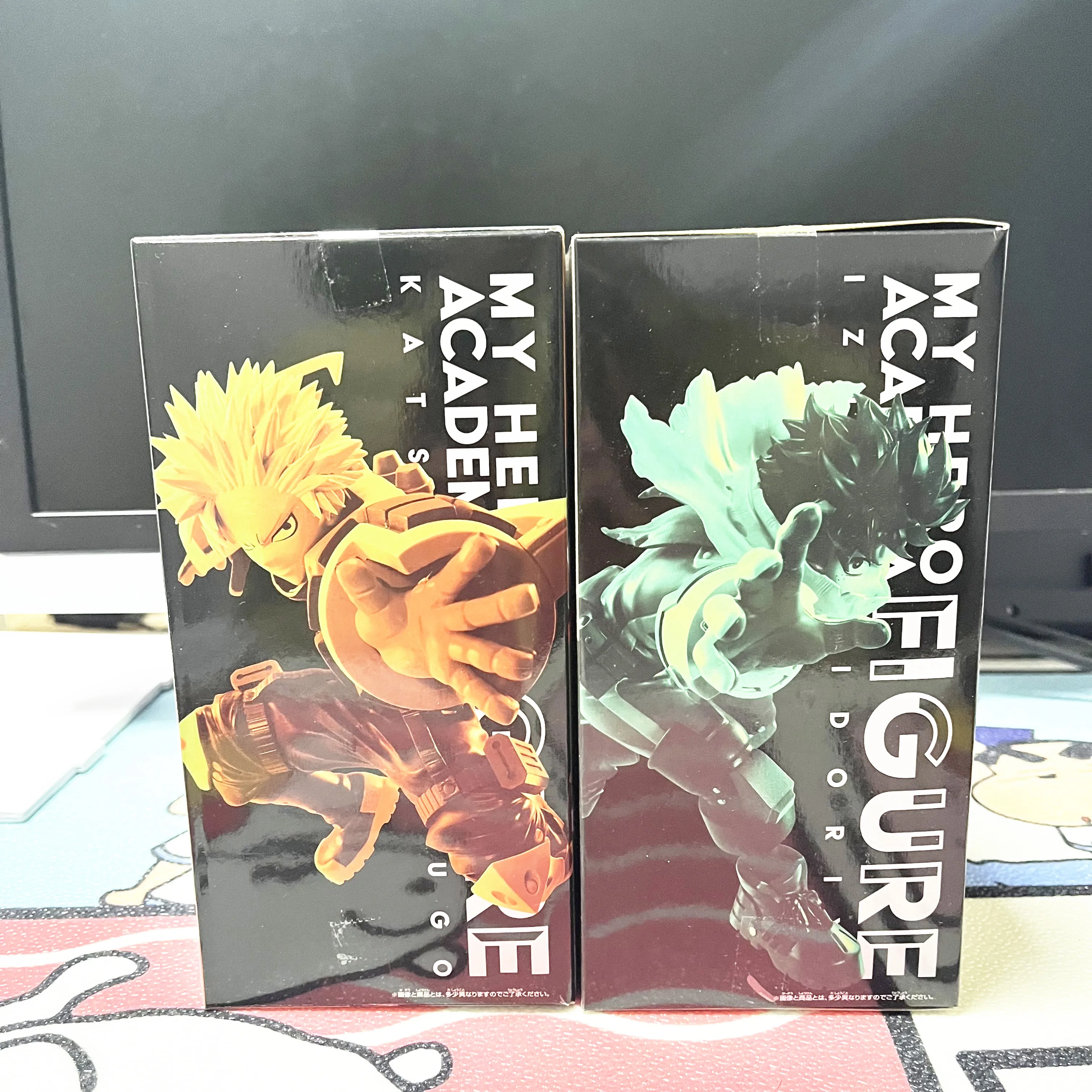 Origina l BANPRESTO My Hero Academia Izuku Midoriya Katsuki Bakugo Deku Gigo Exclusive ver.2 อะนิเมะรูปของเล่น PVC รุ่น Collector