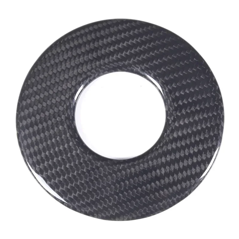 

For Toyota 86 GR86 GT86 Real Dry Carbon Fiber Steering Wheel Logo Trim Cover Sticker Steering Wheel Protection Accessories 16-20