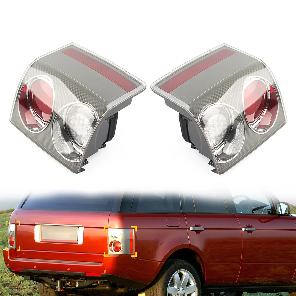 Car Tail Light Rear Lamp Red+White Lens For Land Rover Range Rover 2002-2009 XFB500272LPO XFB500262LPO