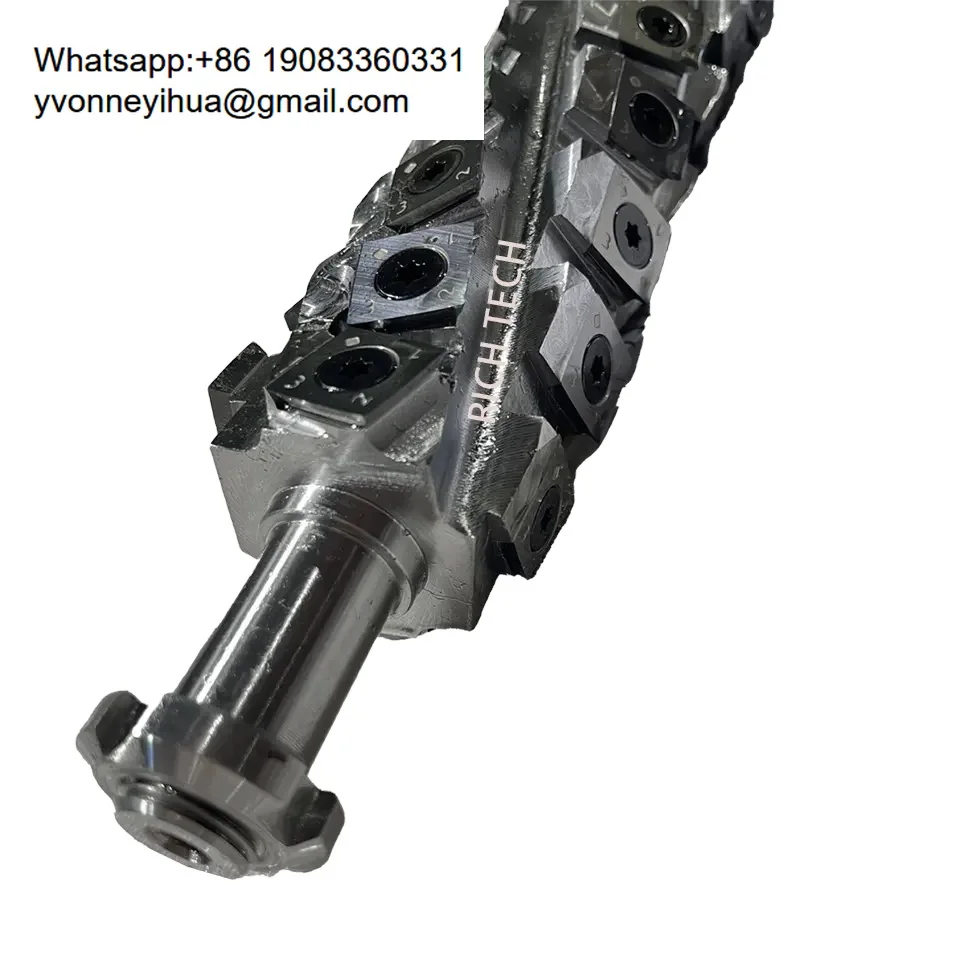 A Type Helical Spiral Cutter Head Spiral Cutter Light Cutting Spiral Tool Shaft Woodworking Machinery Parts