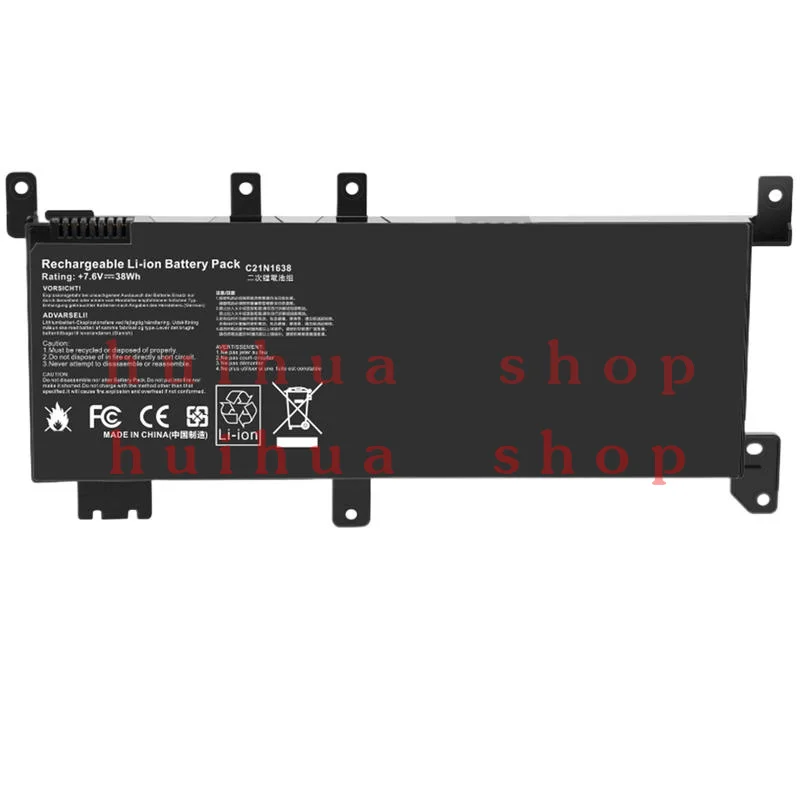 

New C21N1638 38Wh Battery for Asus VivoBook 14 X442UA X442UF X442UQ X442UR 0B200