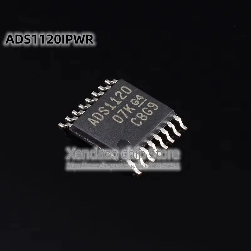 1pcs/lot ADS1120IPWR ADS1120IP ADS1120 TSSOP-16 package Original genuine 16-bit analog converter chip