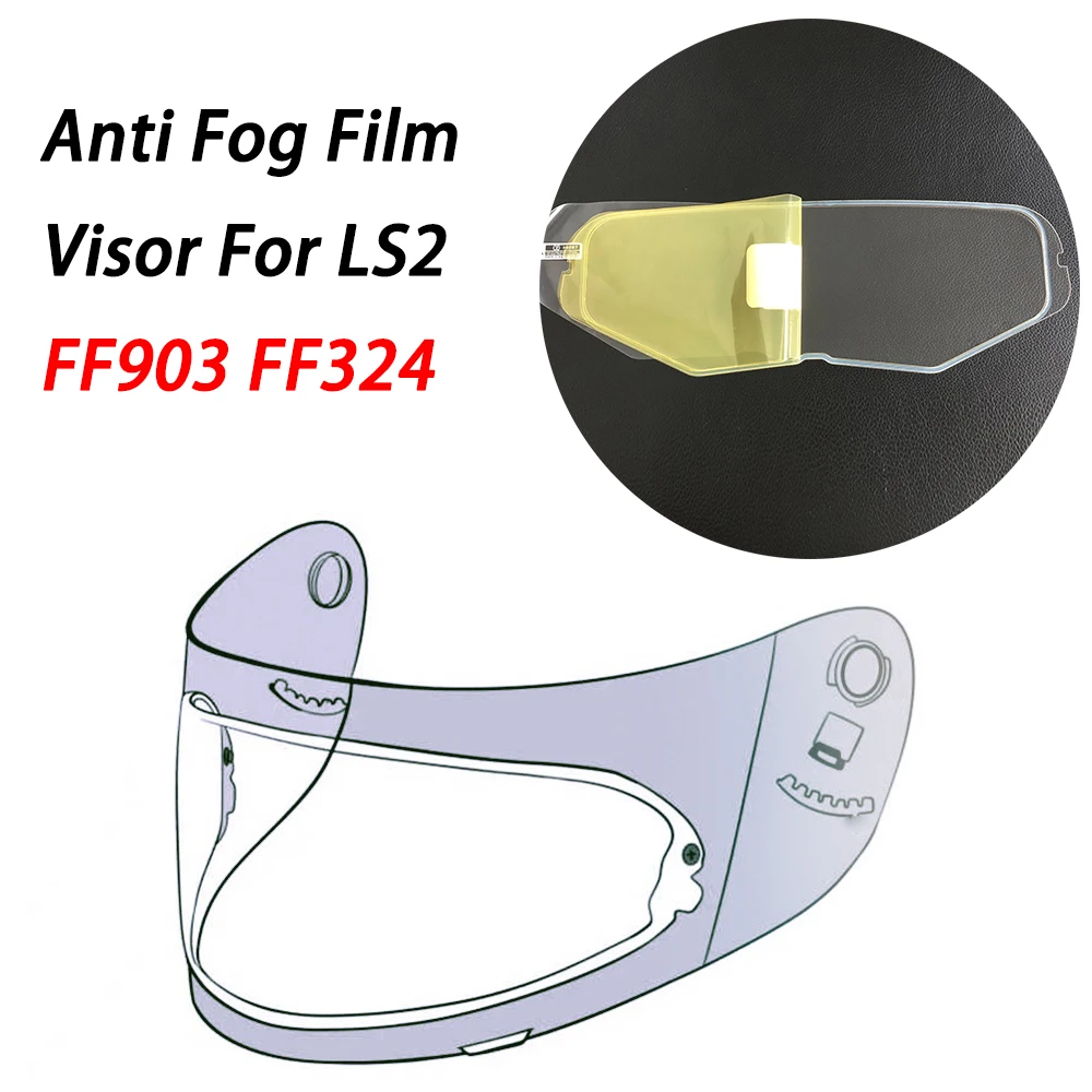 Visor Film Anti Fog Motorcycle Helmet for LS2 FF903 FF324 Moto Helmet Accessories Antifog Lens Film