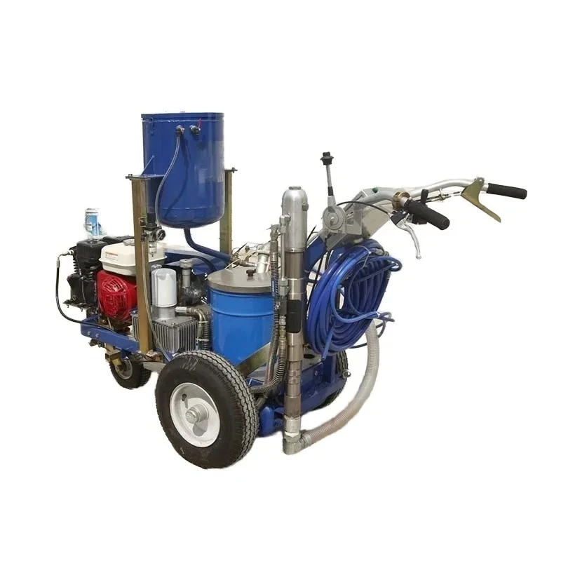 High Quality SW-5G Road Marking Paint Applicator Cold Road Line Marking Machine with Engine Core Component for Road Projects