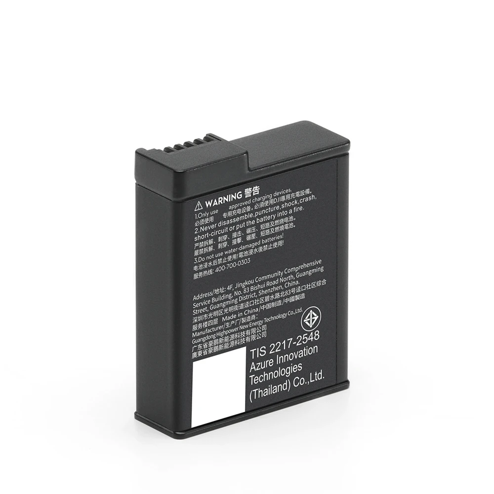 Bateria de resistência aprimorada, resistente ao frio e ao calor de substituição para dji osmo action 5 pro action 3 action 4 6 osmo 360