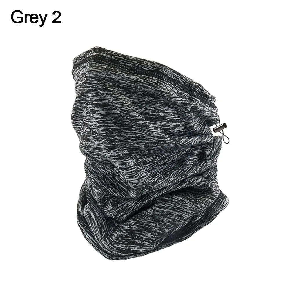 

Windproof Headgear Velvet Neck Scarf Solid Color Wool Cycling Scarf Sports Bandana Running