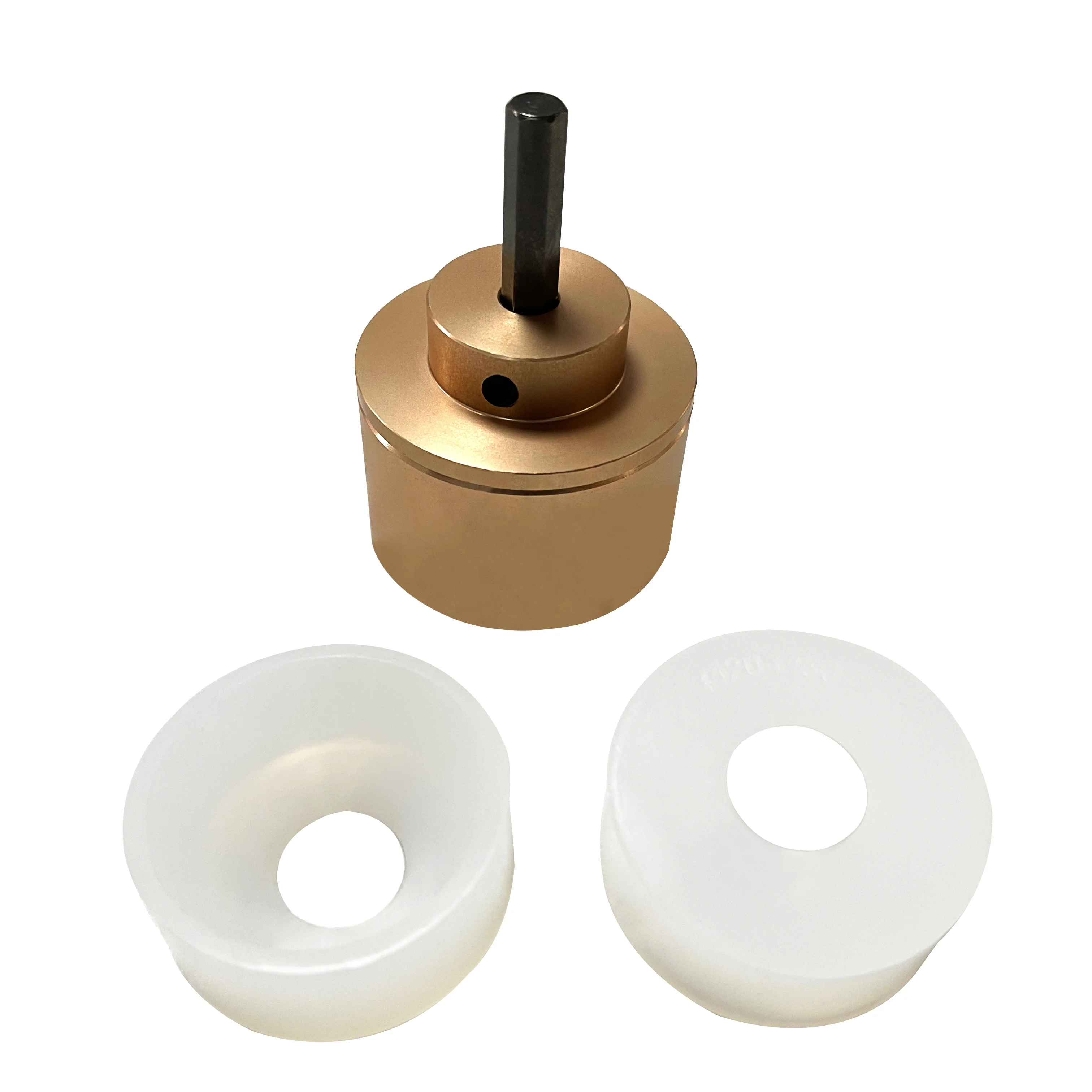 

Factory Supply Customized Manual Electric Bottle Capping Machine Capping Head With Rubber Insert 10-40mm