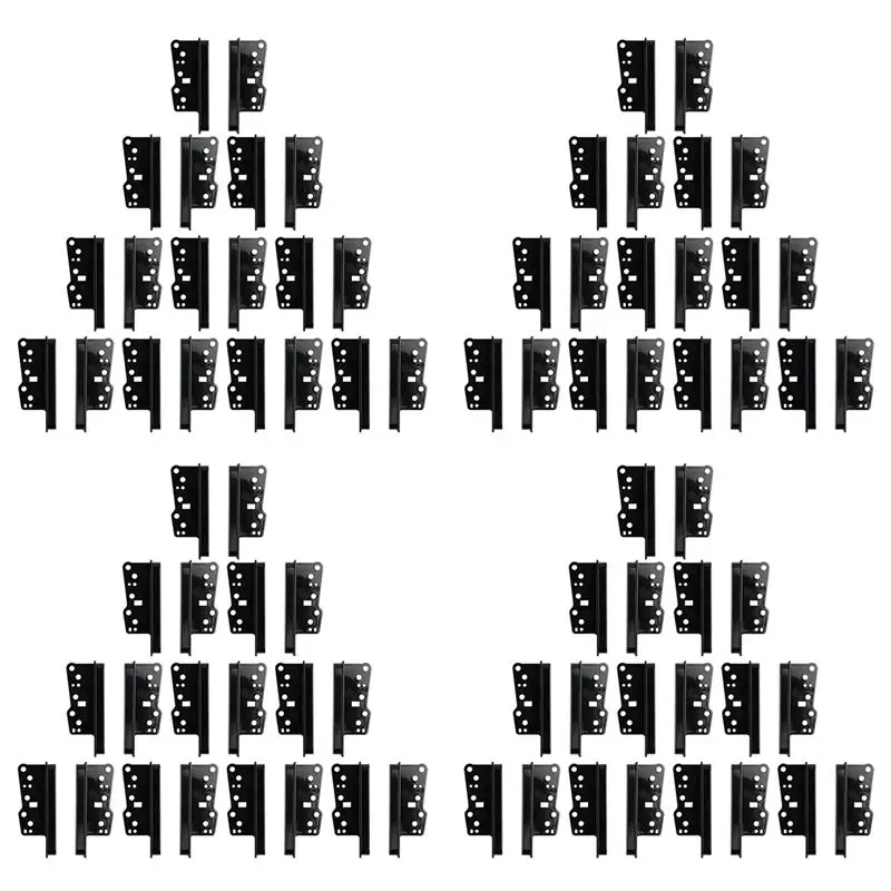 

40 пар кронштейнов для автомобильного радио, двойная Din стерео панель, Fascia DVD, крепление на приборную панель, боковой комплект для Toyota Scion Subaru B