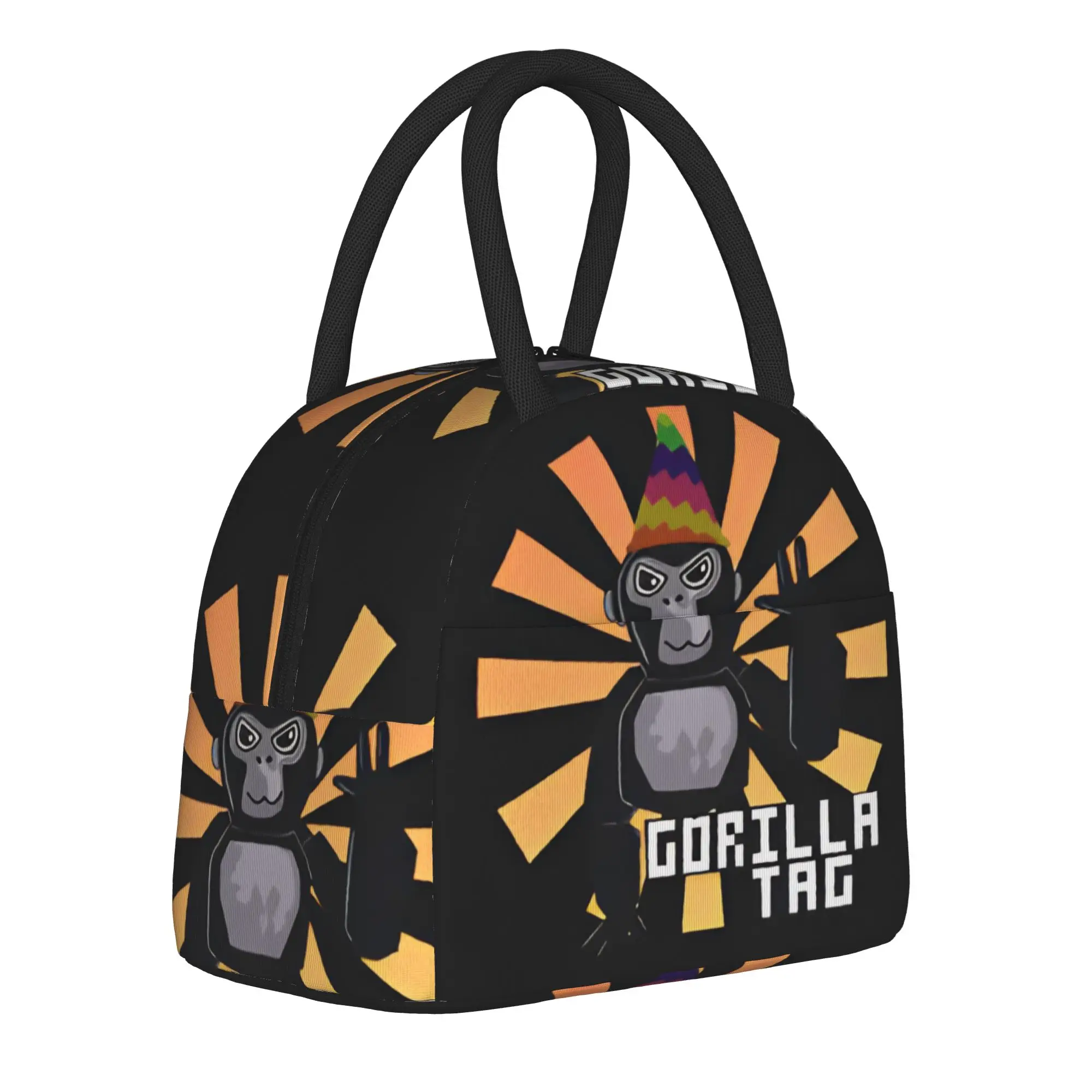 Insulated Lunch Bag G-Gorilla Tags Games Product  Lunch Food Box Y2K Cooler Thermal Bento Box For School