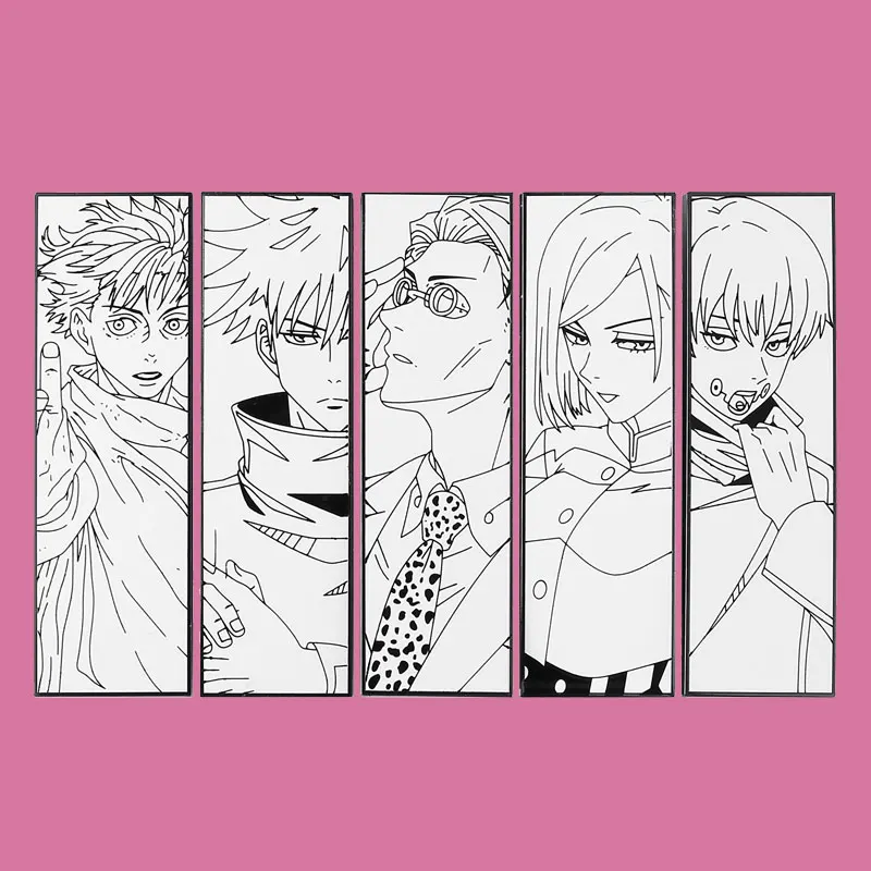 Five-person Team Adventure Spirit Badge Classics Hot Blood Boy Anime Pin Hero Anime Enamel Brooch Music Lovers Fans Gift Collect