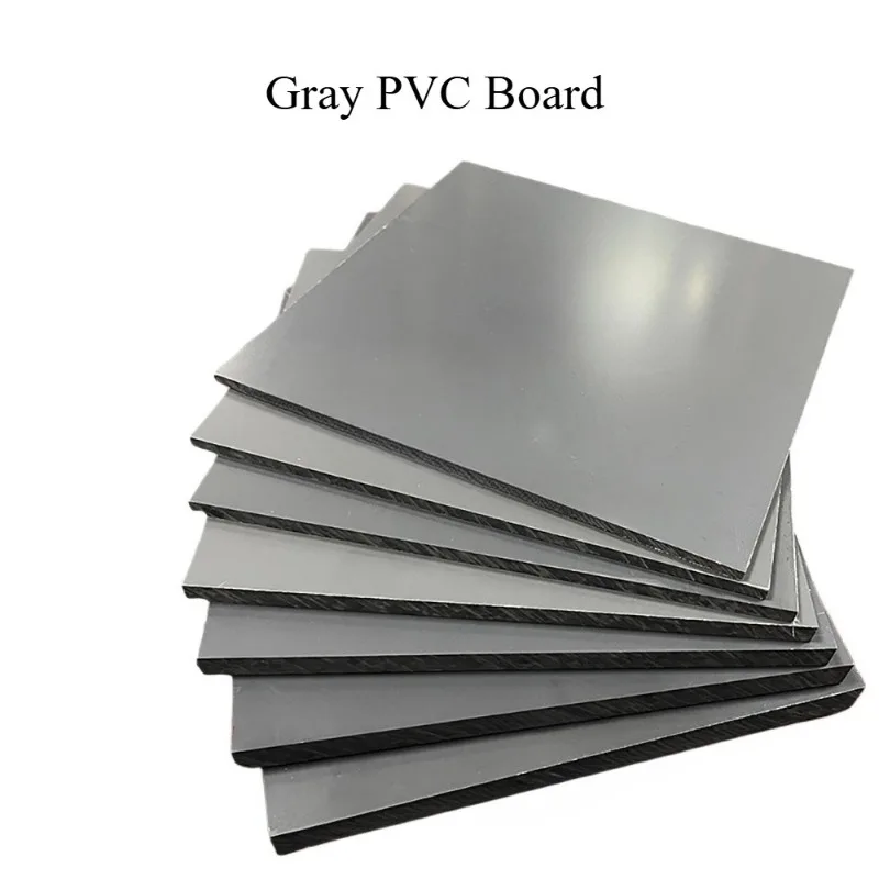 Thickness 2-30mm Gray Pvc Board Plastic Corrosion Resistant Hard Plate For Electronic Equipment100x200/200x200/200x300/300x400mm