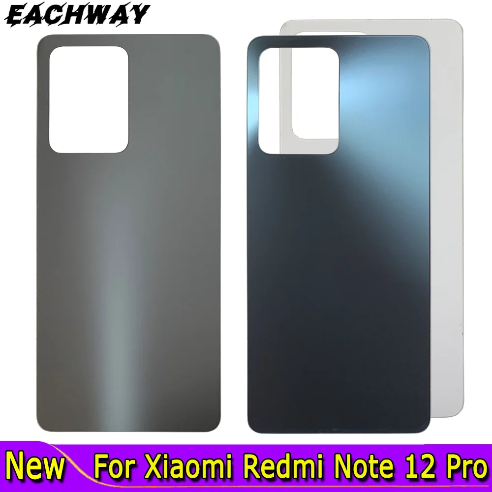 

6.67" For Xiaomi Redmi Note 12 Pro Battery Cover Rear Housing Case 22101316C 22101316I Back Cover Replace For Redmi Note 12Pro