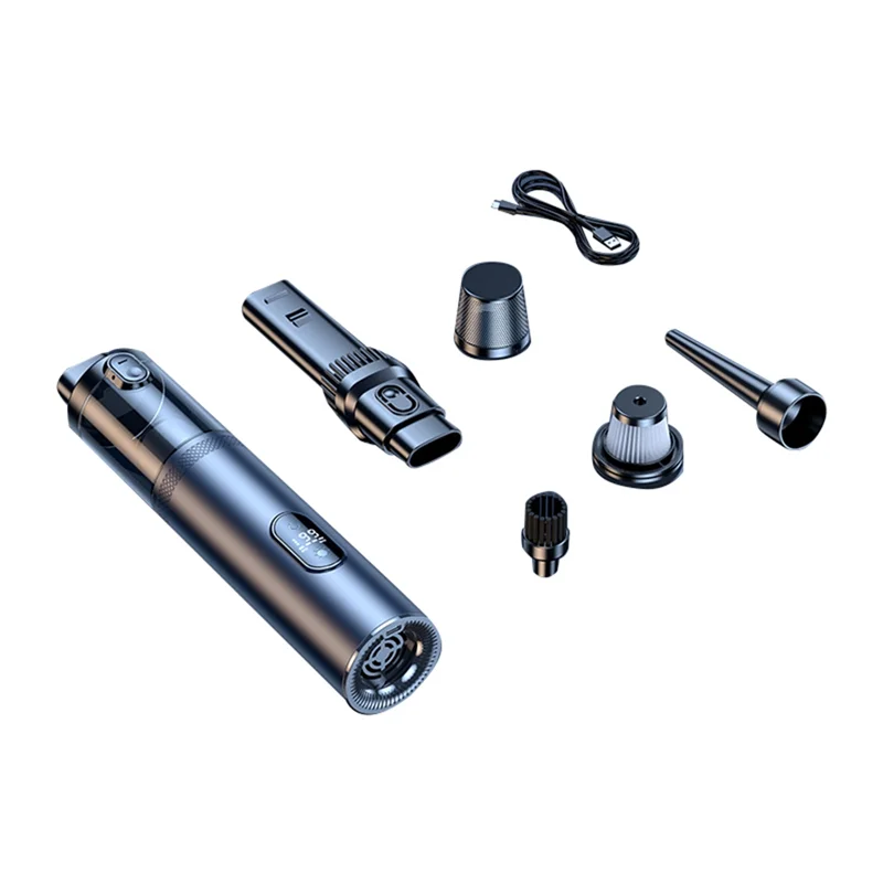 

13000Pa Portable Car Vacuum Cleaner Strong Suction Brushless Vacuum Cleaner Dual Use Handheld For Home Desktop