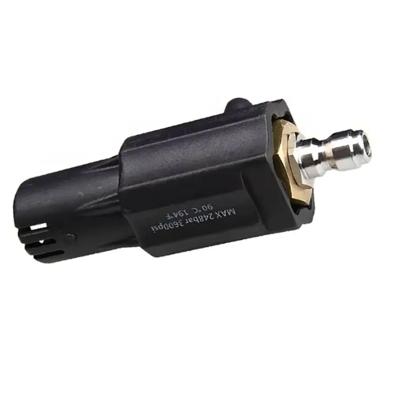 AT19-High Pressure Turbo Nozzle,3600PSI, 360° Rotation, Stainless Steel Body, Core, Quick Connect