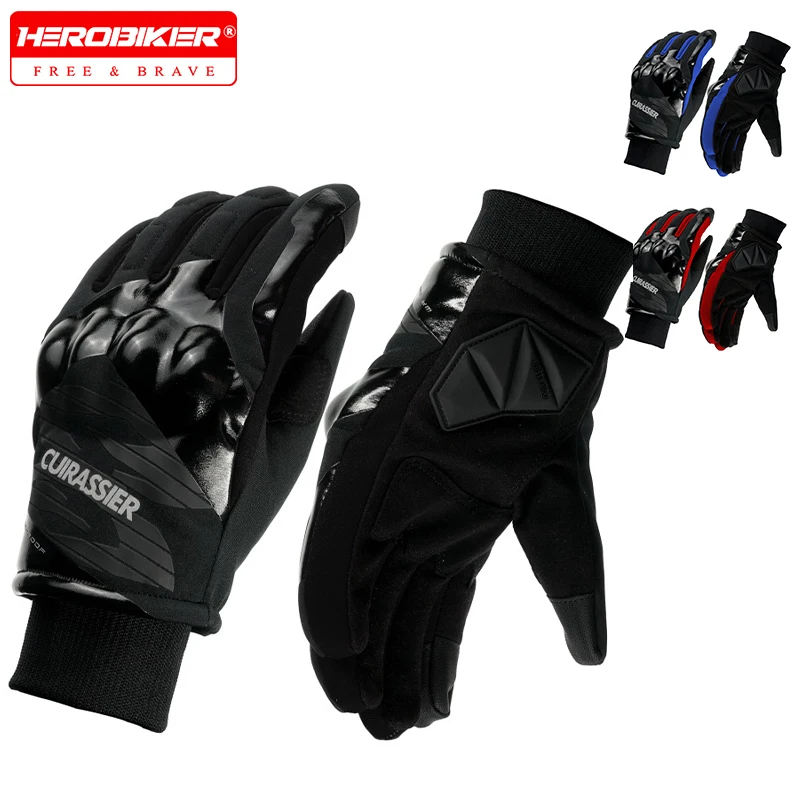 

Winter Motorcycle Gloves Men's Sports Thickened Waterproof And Windproof Touch Screen Motorcycle Riding Protective Warm Gloves