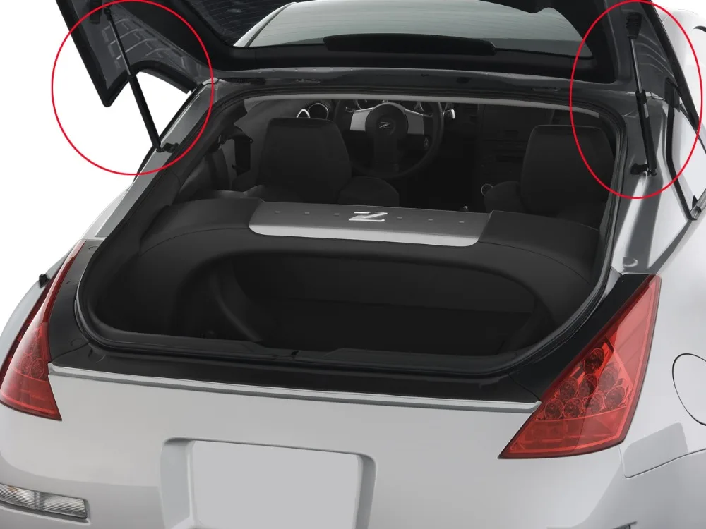 

Back Door Stay for 2003-2009 Nissan Fairlady Z Nissan 350Z Z33 with wiper Rear Tailgate Boot Gas Spring Struts Prop Lift Support