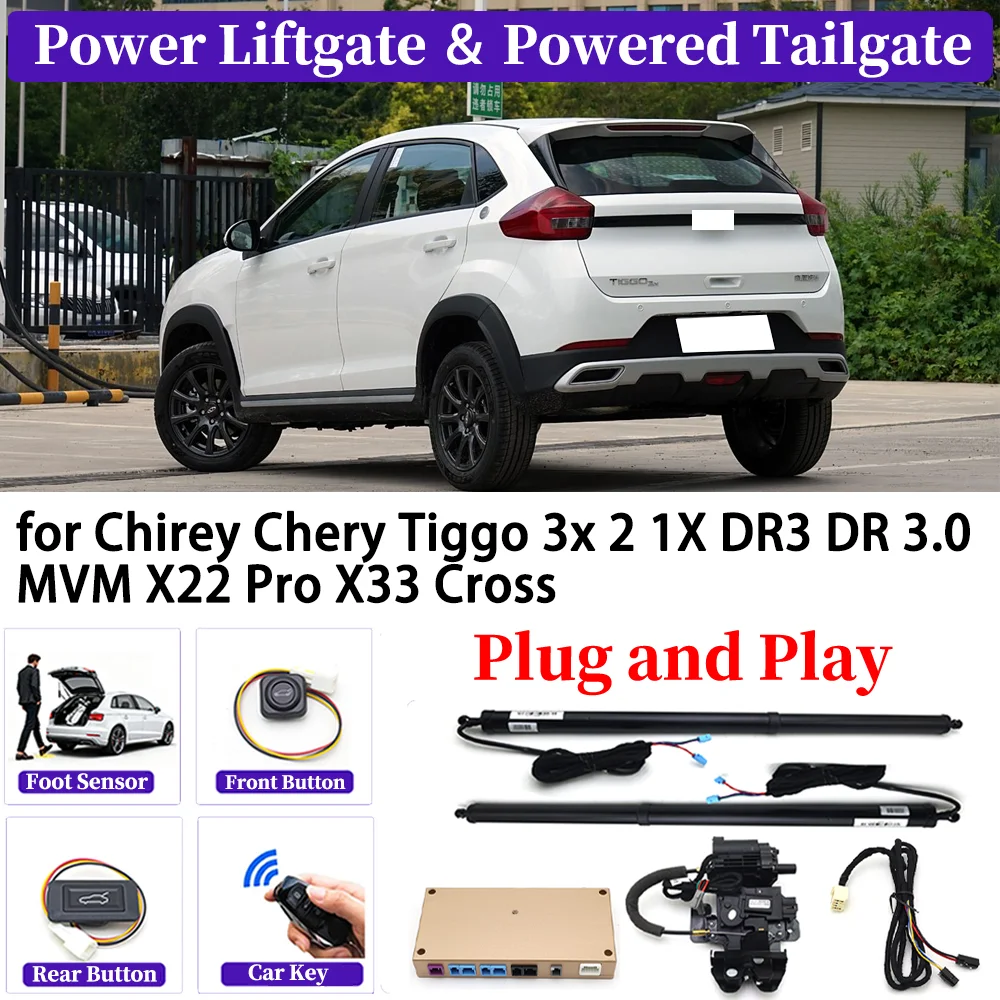 for Chirey Chery Tiggo 3x 2 1X DR3 DR 3.0 MVM X22 Pro X33 Cross Car Automatic Power Liftgate Kit Smart Auto Electric Tailgate