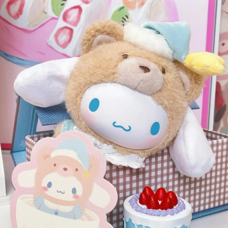 新オリジナルサンリオV1ラテベイビーズシリーズブラインドボックスビニールドール手作りペンダント装飾ギフトミステリーボックスキッズトイガールギフト