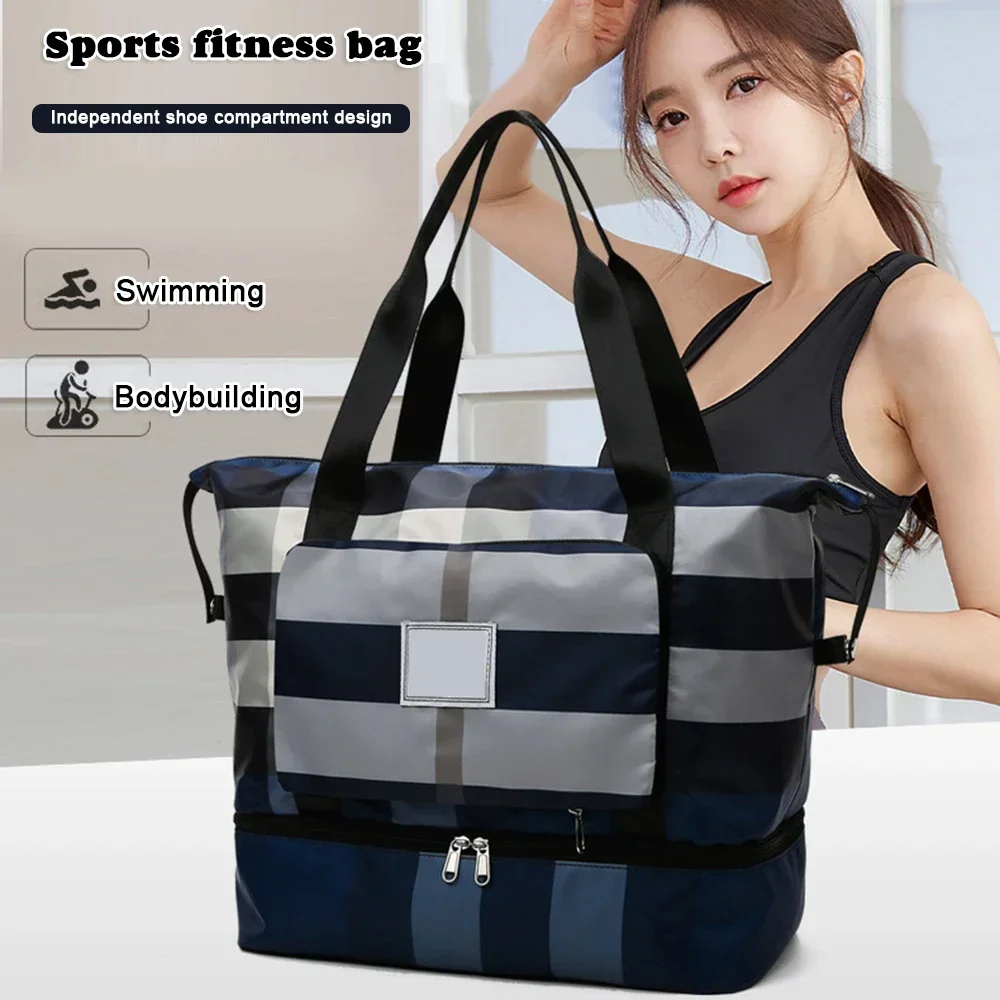 Wasserdichte, faltbare Aufbewahrungstasche, leichte Weekender-Einkaufshandtasche für Geburtstagsgeschenke, Neujahrsgeschenke