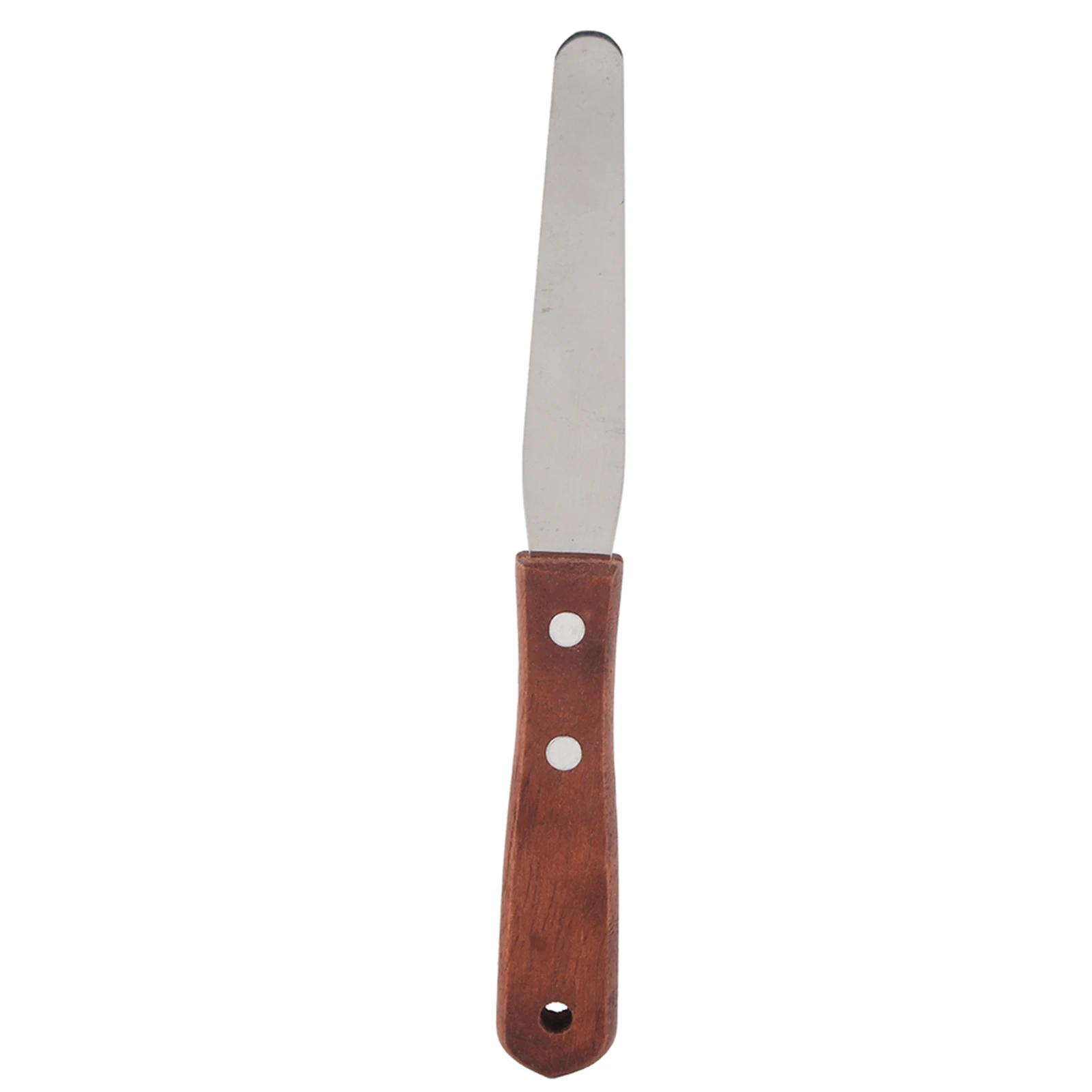 Metal Wax Spatula Wax Mixing Knife Waxing Spatula Waxing Spatula Metal Wax Mixing Knife Applicator Wood Handle Hair Removal Tool