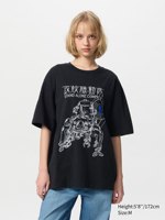 Anime Graphic T-Shirt (Ghost in The Shell) Women Men T-shirts Oversized Y2k Top Ghost in The Shell Old School Anime T-shirt Tee