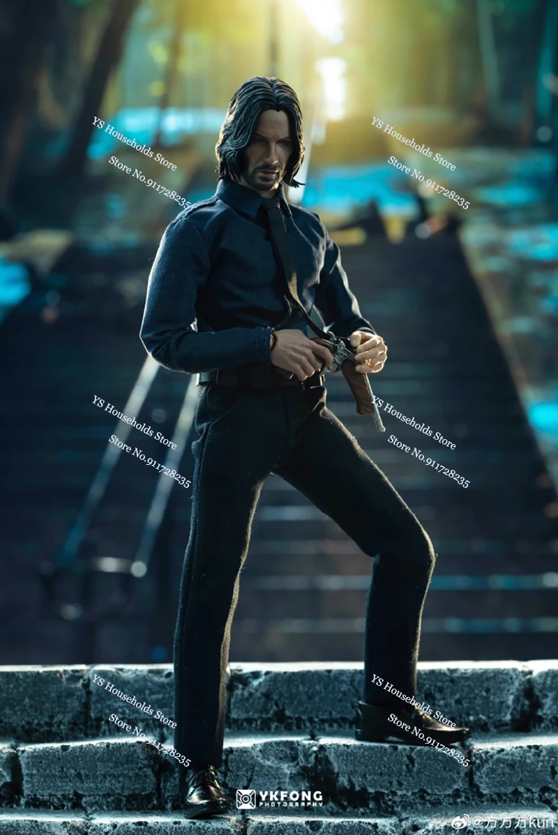 AT personnalisé 1/12 tissu mobile homme figurine John Wick film Original délicat 6 "ensemble complet soldat modèle Fans Collection