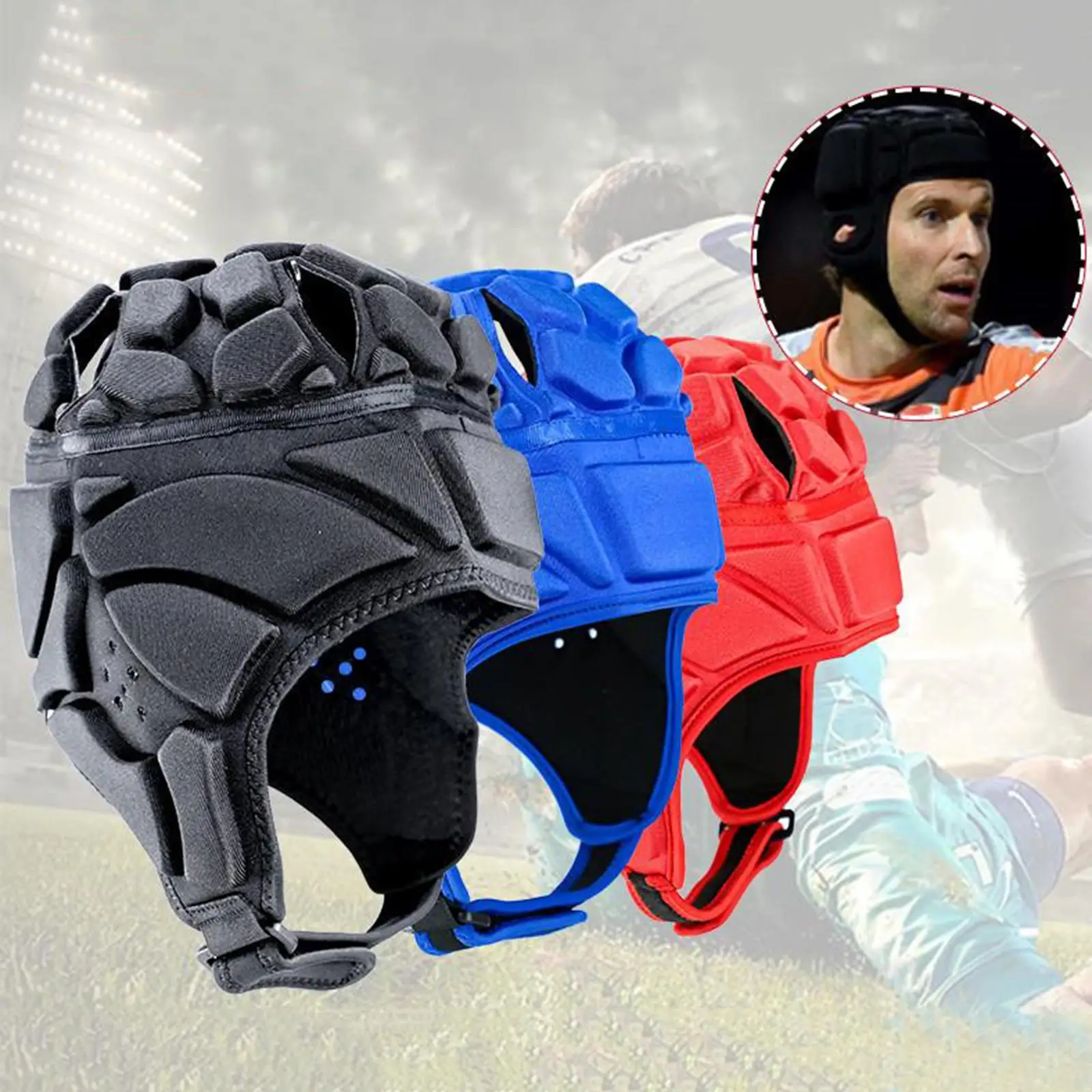 Casco da rugby Copricapo Portiere Skateboard Sport EVA Scrum