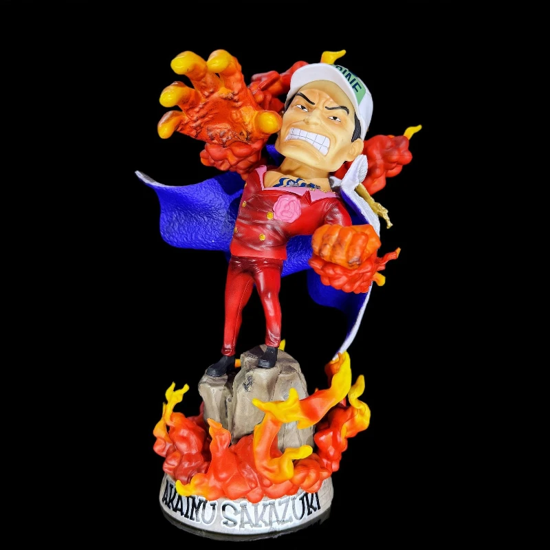 

22 см One Piece Three Great Admirals LBS Красная собака Аниме Фигурка Модель Подарок на день рождения Настольный орнамент Украшение Фигурка Подарочная игрушка Мальчик