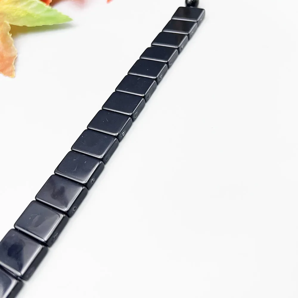 NJ93 جديد الوردية الرجال عالية الجودة الاكريليك الخرز بين الوجه الصلاة أساور التأمل مجوهرات فنجر الضغط اكسسوارات #1